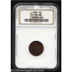 1894 1C PR65 Red and Brown NGC.