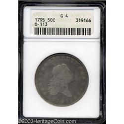 1795 50C 2 Leaves Good 4 ANACS.