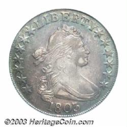 1803 50C Large 3 AU55 PCGS.