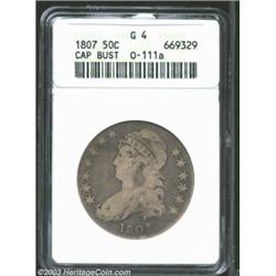 1807 50C Large Stars, 50 Over 20 Good 4 ANACS.