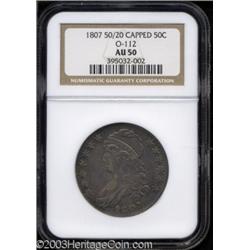 1807 50C Large Stars, 50 Over 20 AU50 NGC.