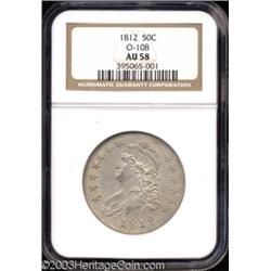 1812 50C AU58 NGC.