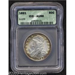 1821 50C AU58 ICG.
