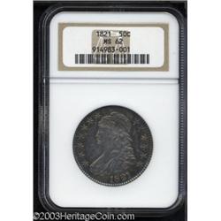 1821 50C MS62 NGC.