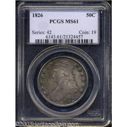 1826 50C MS61 PCGS.