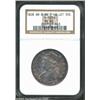 Image 1 : 1828 50C Square 2, Small 8, Large Letters MS62 NGC.