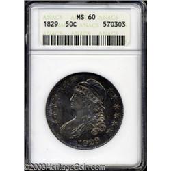 1829 50C MS60 ANACS.