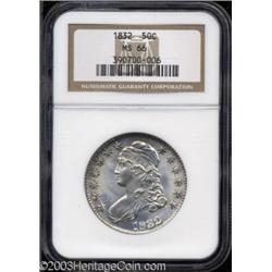 1832 50C Small Letters MS66 NGC.