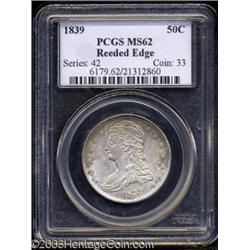 1839 50C MS62 PCGS.