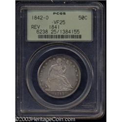 1842-O 50C Reverse of 1841 VF25 PCGS.