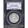 Image 1 : 1853 50C Arrows and Rays AU50 PCGS.