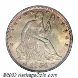 1854-O 50C Arrows MS65 NGC.