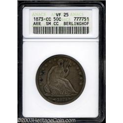 1873-CC 50C Arrows VF25 ANACS.