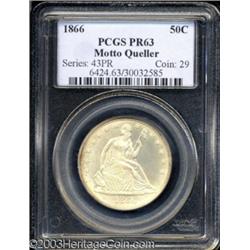 1866 50C PR63 PCGS.