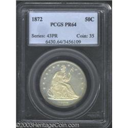 1872 50C PR64 PCGS.