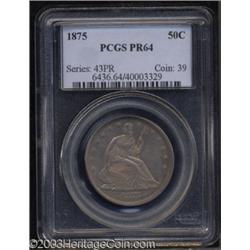 1875 50C PR64 PCGS.