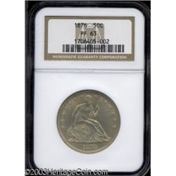 1876 50C PR63 NGC.