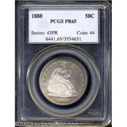 1880 50C PR65 PCGS.