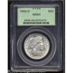 1893-O 50C MS64 PCGS.