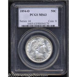 1894-O 50C MS63 PCGS.