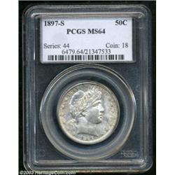 1897-S 50C MS64 PCGS.