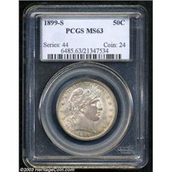 1899-S 50C MS63 PCGS.