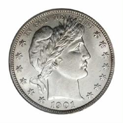 1901-S 50C MS62 PCGS.