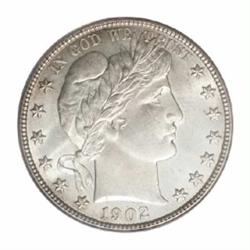 1902-S 50C MS64 PCGS.