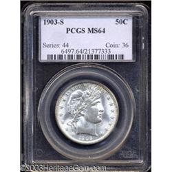 1903-S 50C MS64 PCGS.