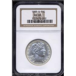 1905-S 50C MS63 NGC.