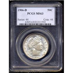 1906-D 50C MS63 PCGS.