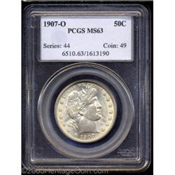 1907-O 50C MS63 PCGS.