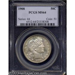 1908 50C MS64 PCGS.