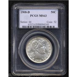 1908-D 50C MS63 PCGS.