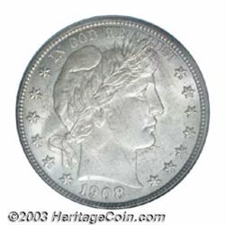 1908-S 50C MS64 PCGS.