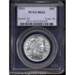 1911 50C MS63 PCGS.