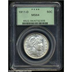 1911-D 50C MS64 PCGS.