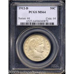 1912-D 50C MS64 PCGS.