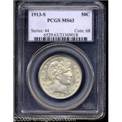 1913-S 50C MS63 PCGS.