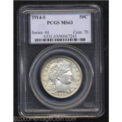 1914-S 50C MS63 PCGS.