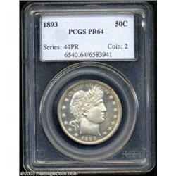 1893 50C PR64 PCGS.