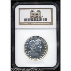 1896 50C PR64 NGC.