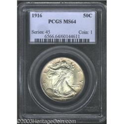 1916 50C MS64 PCGS.
