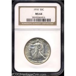 1916 50C MS64 NGC.