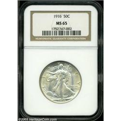 1916 50C MS65 NGC.