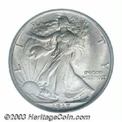 1917-D 50C Reverse MS63 PCGS.