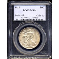 1920 50C MS64 PCGS.