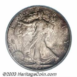 1921-D 50C MS64 PCGS.