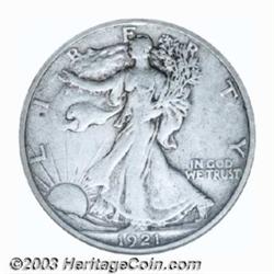 1921-S 50C XF40 ANACS.