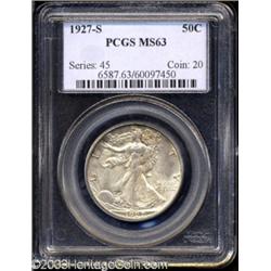 1927-S 50C MS63 PCGS.